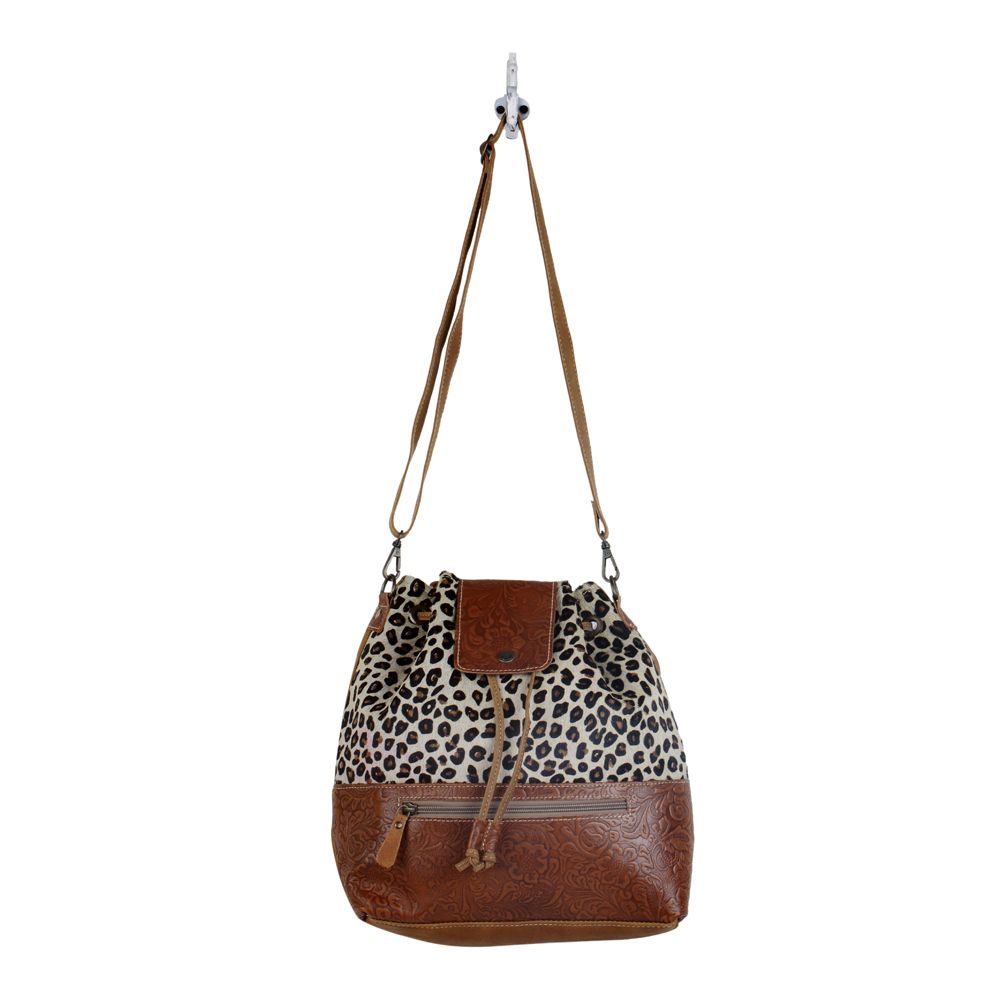Zesty Leather & Hairon Bag - MyraUSA