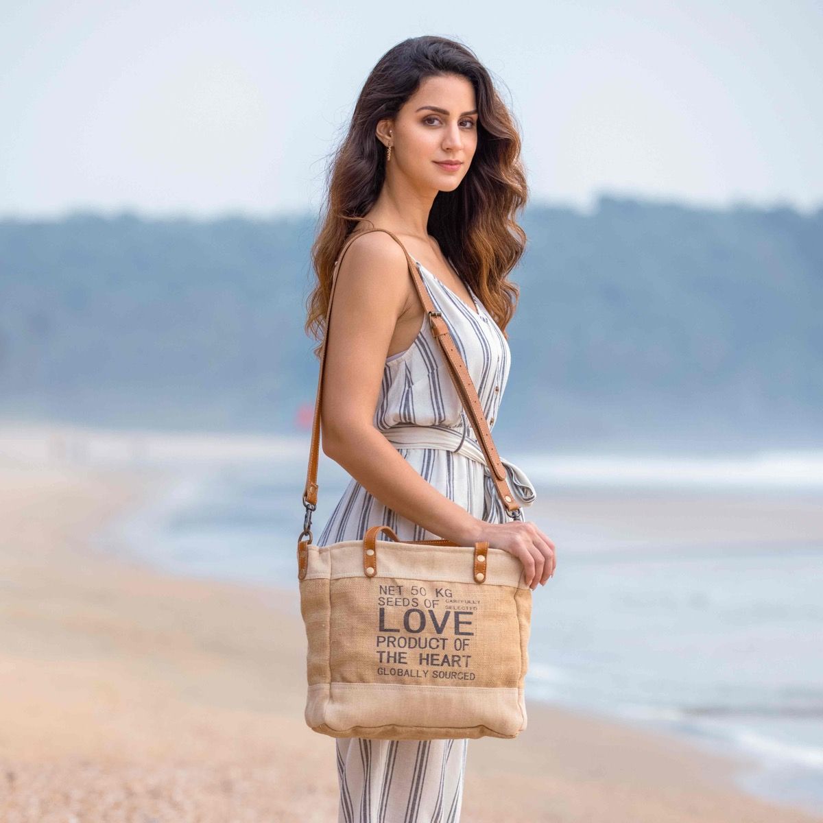 Sustainable Organic Fabric Market Bag - MyraUSA