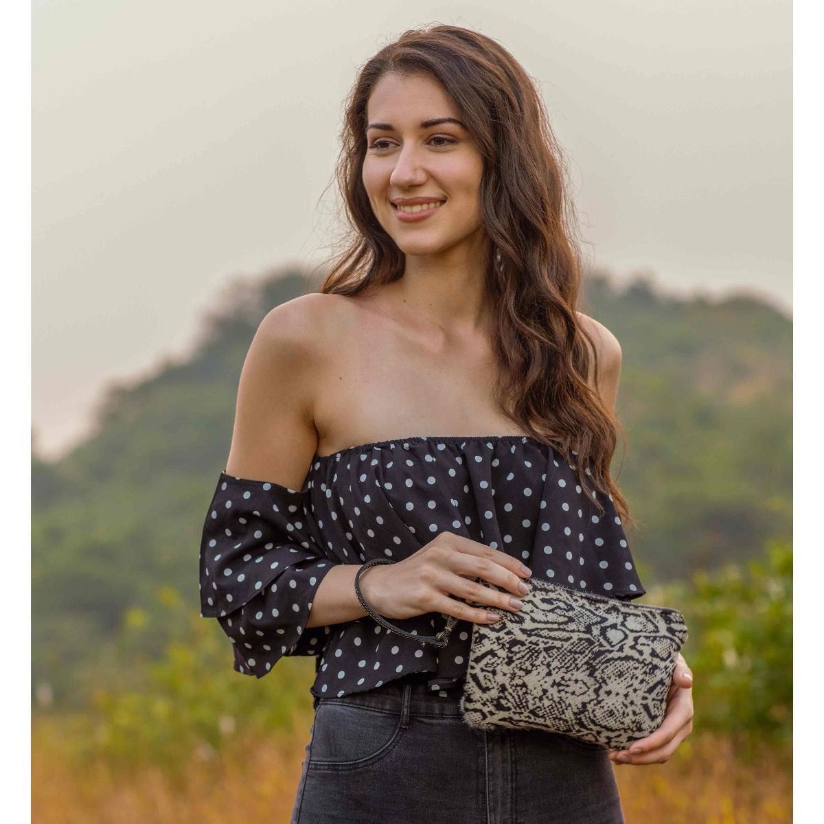 Snake Print Pouch - MyraUSA