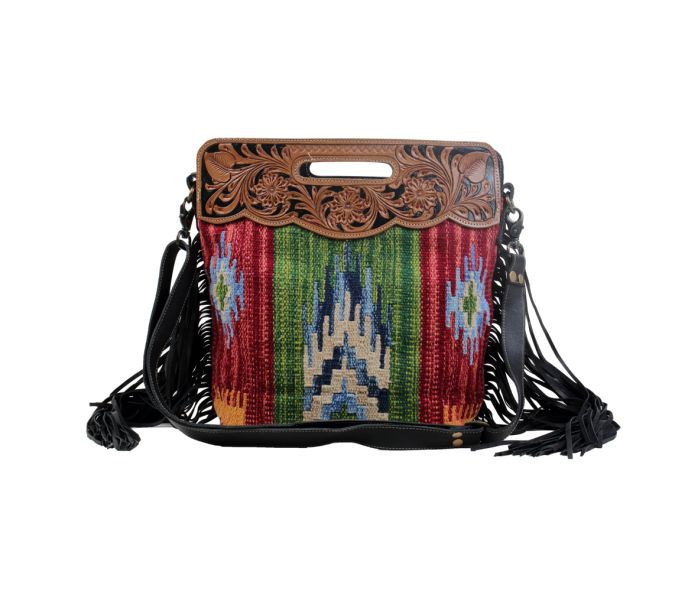 JARDIN HAND TOOLED BAG - Myra USA