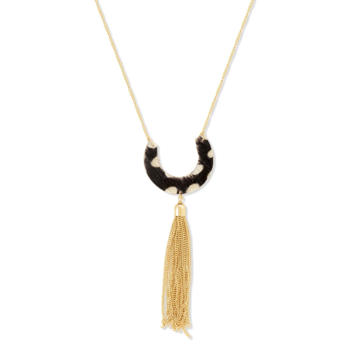 Dappled Black NECKLACE - MyraUSA