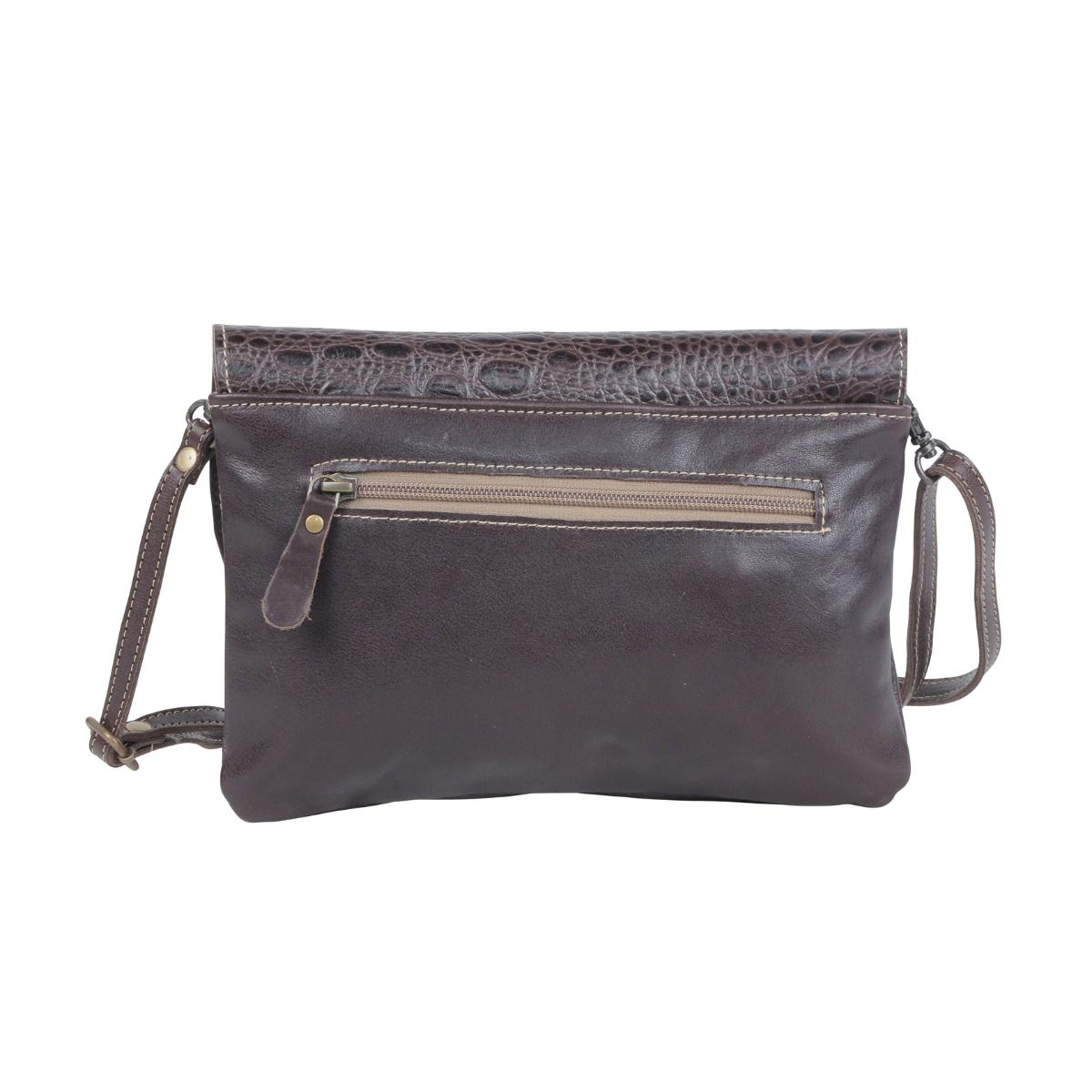 Chocosplash Hand-Tooled Bag - MyraUSA