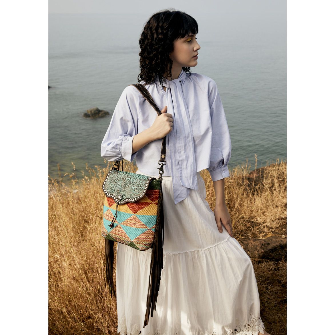 Garth blues Small & Crossbody Bag - MyraUSA