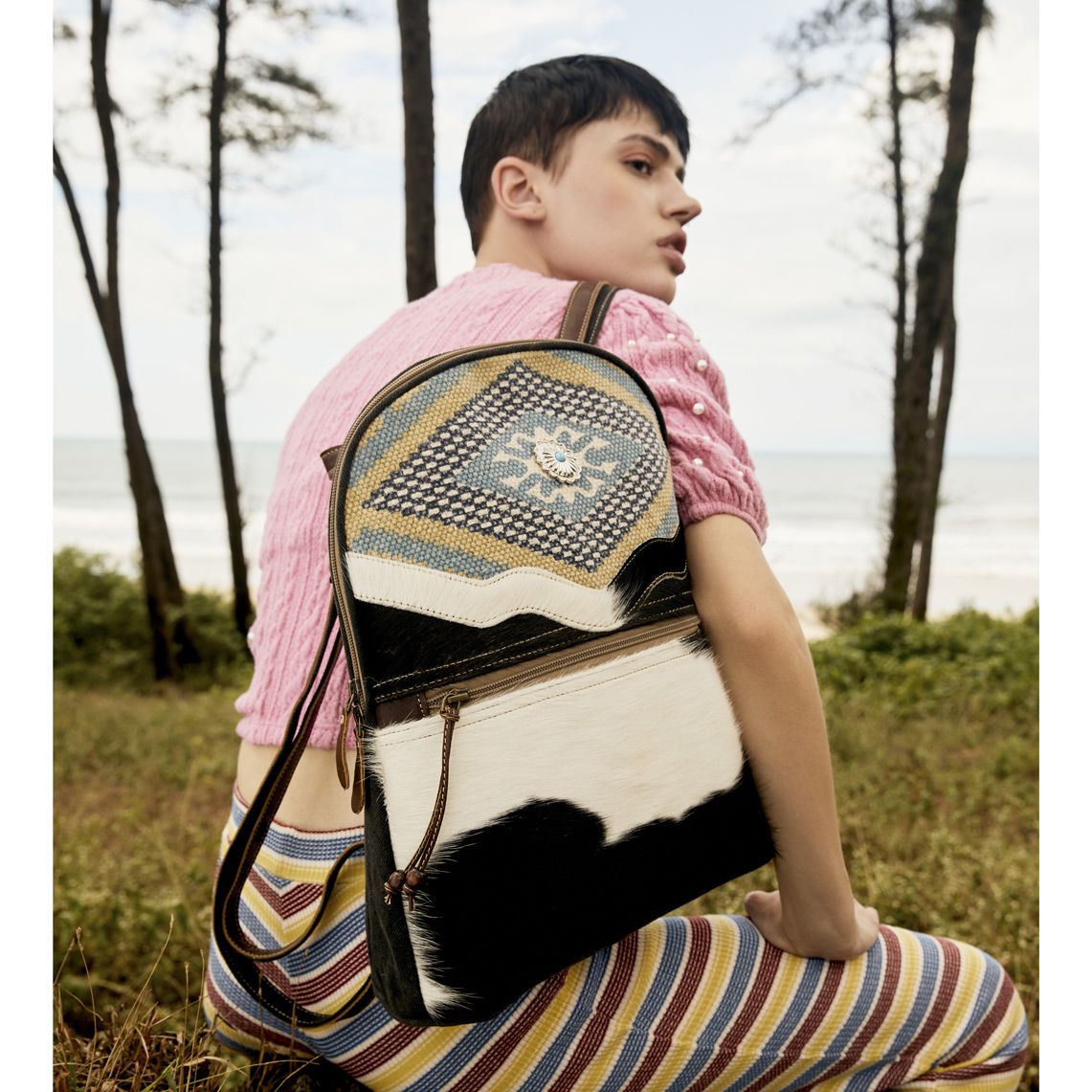 Pastel Ablaze Backpack Bag - MyraUSA