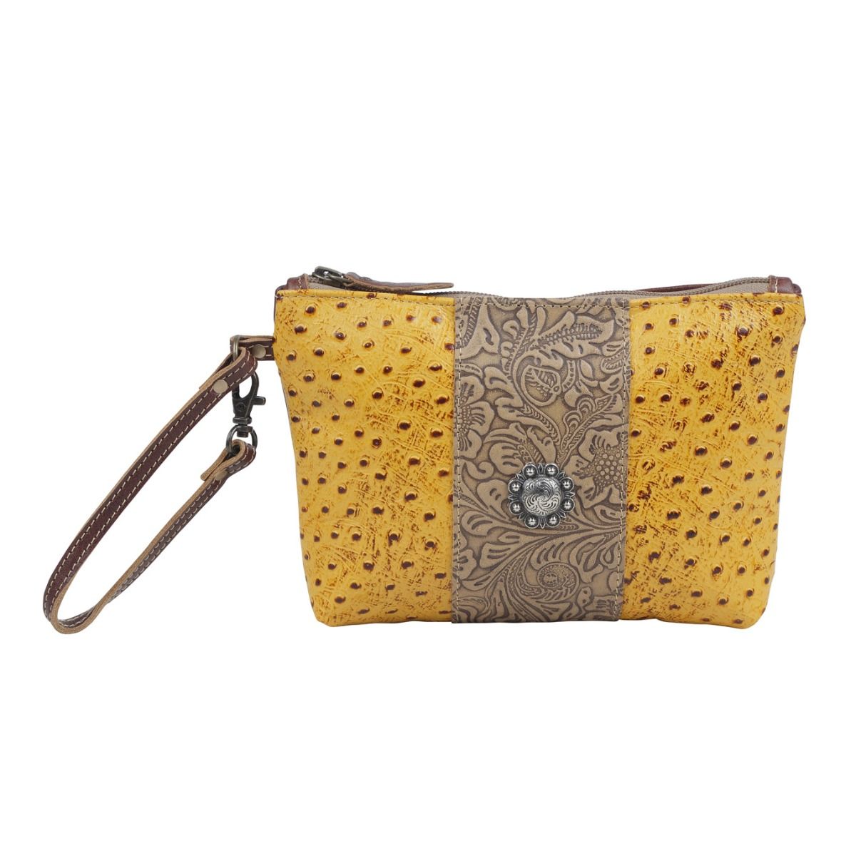 Bumble Leather & Hairon Bag - MyraUSA
