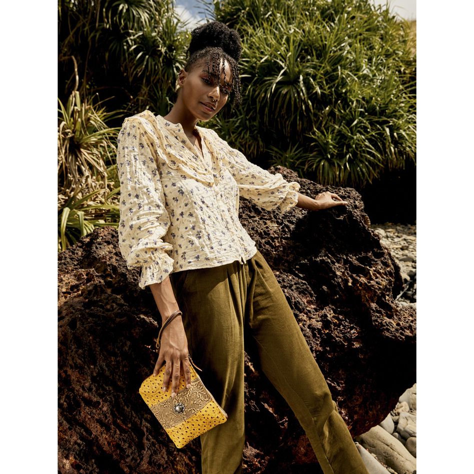 Bumble Leather & Hairon Bag - MyraUSA
