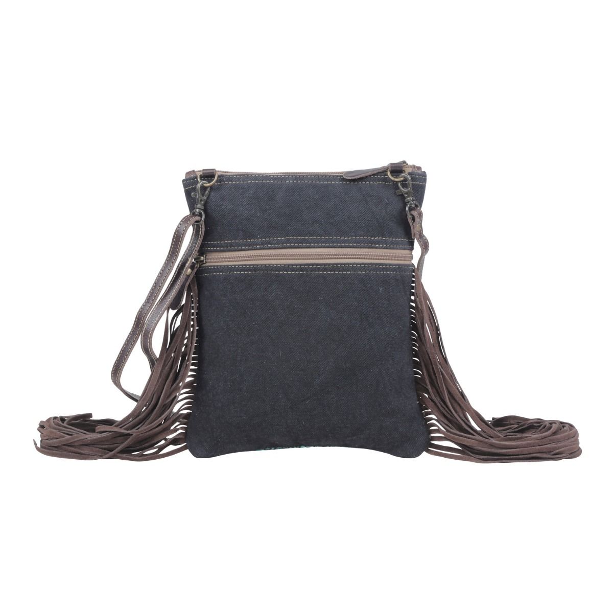 Flaneur Canvas & Hairon Bag - MyraUSA