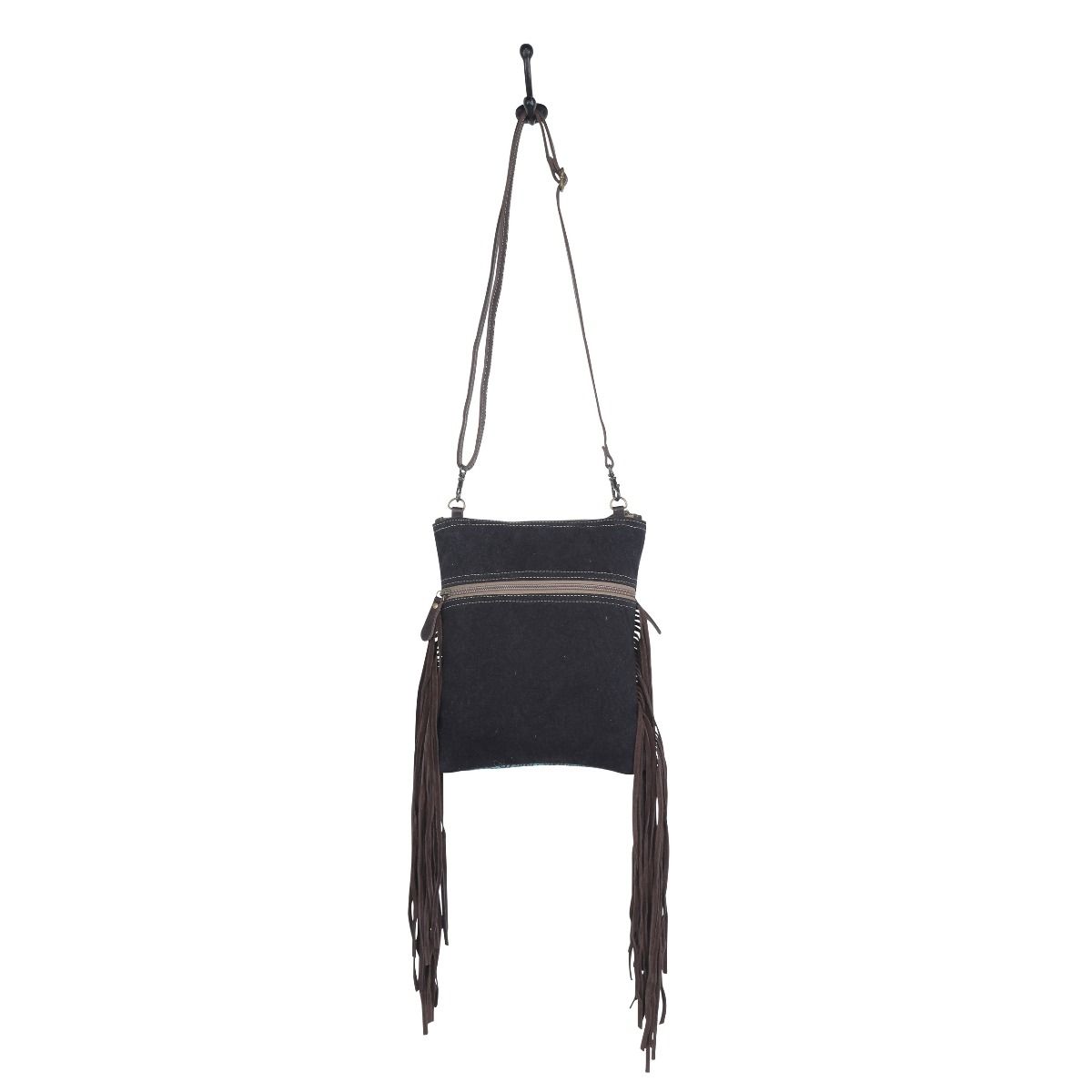 Flaneur Canvas & Hairon Bag - MyraUSA