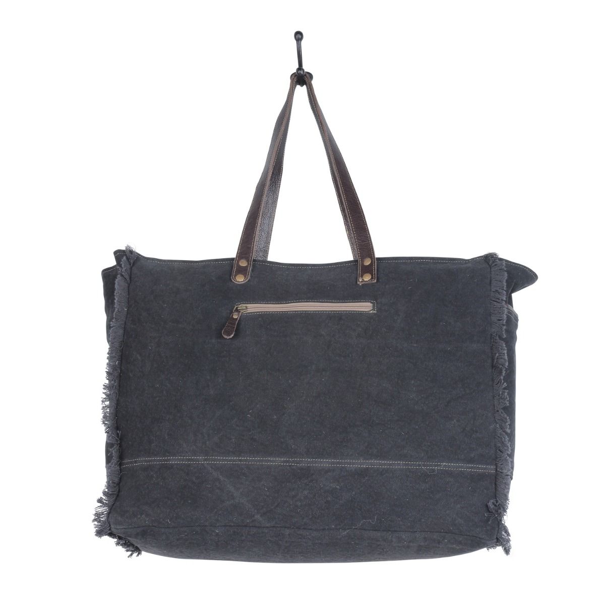 Sea Grass Canvas & Hairon Bag - MyraUSA