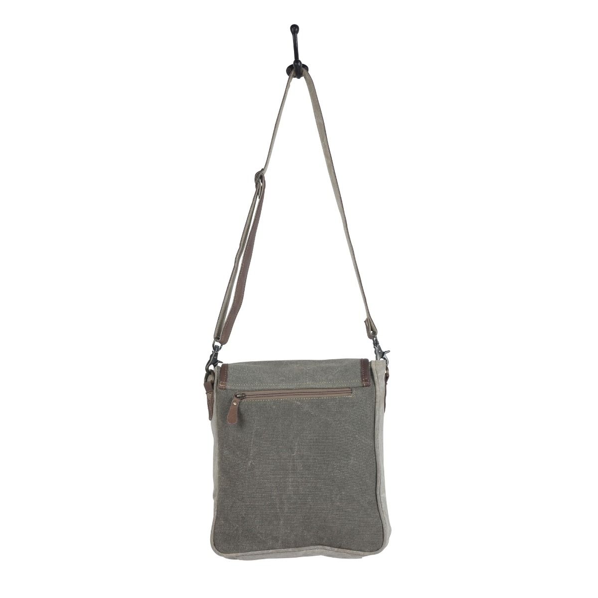 Gray Lacuna Shoulder Bag - MyraUSA