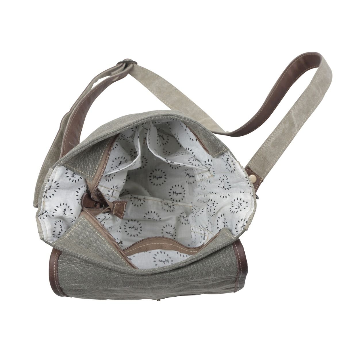 Gray Lacuna Shoulder Bag - MyraUSA