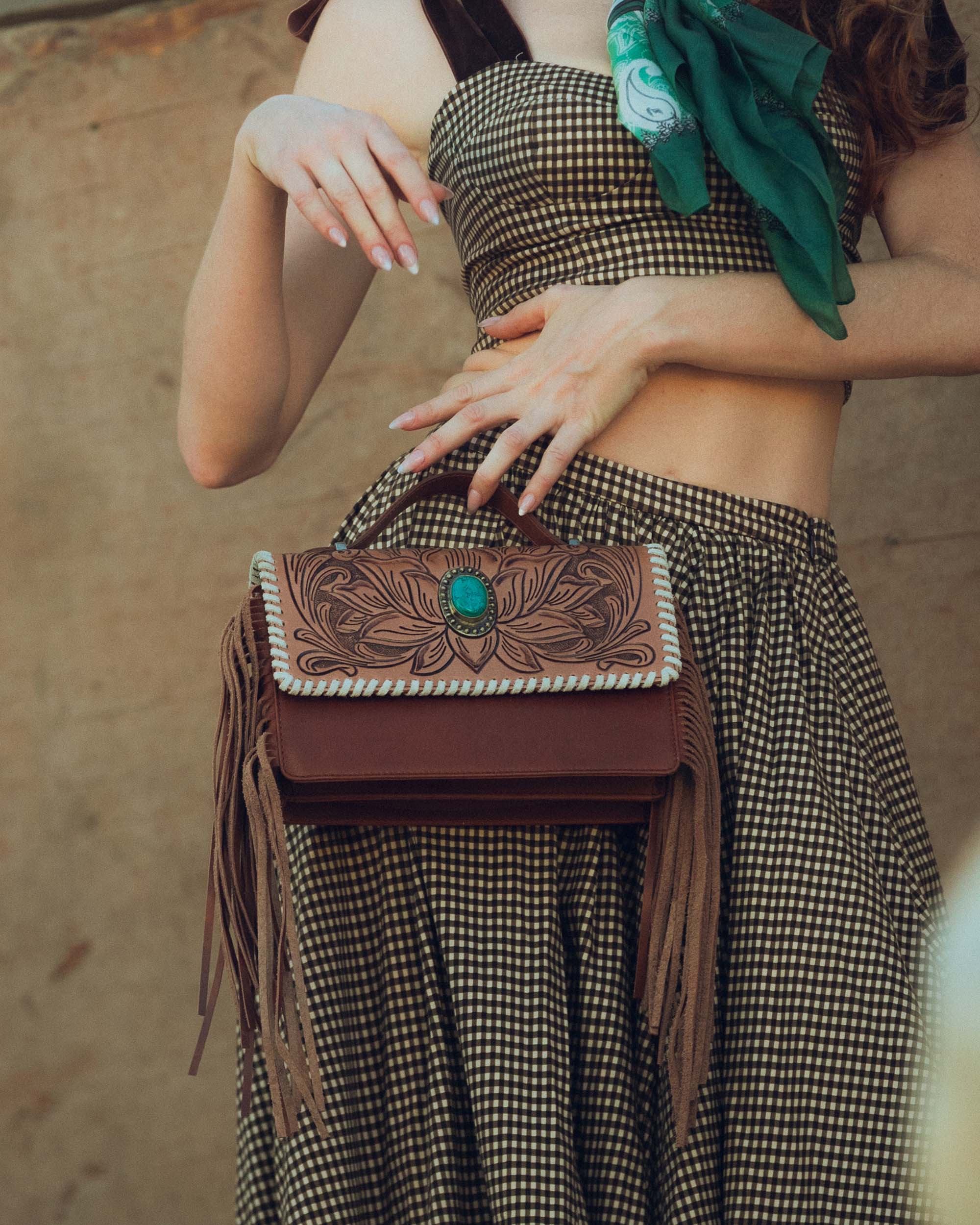 Loyal West Saddle Luxe Handbag - Myra USA