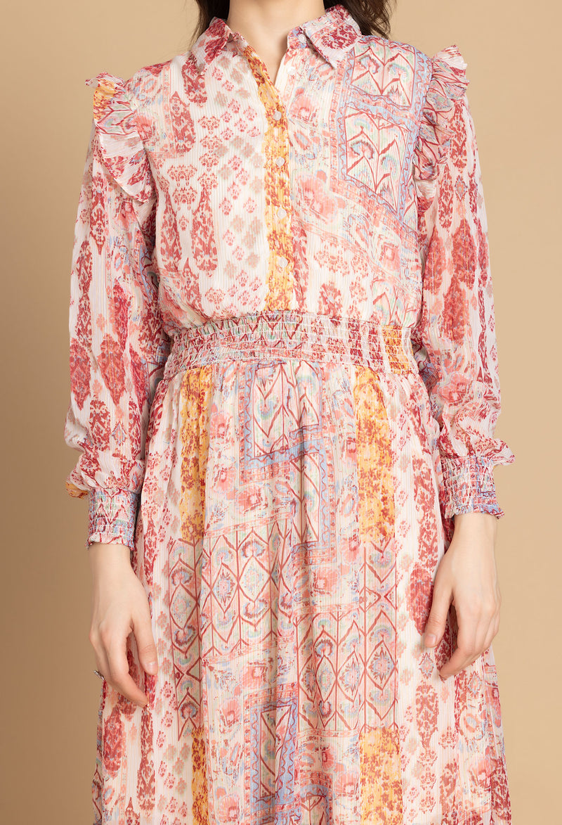 Bohera Renae Patterned Dress