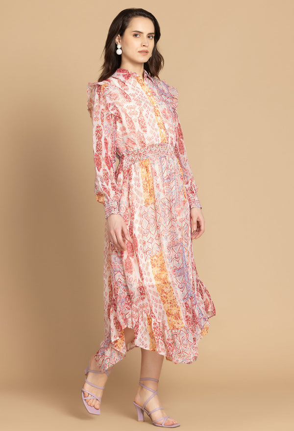 Bohera Renae Patterned Dress