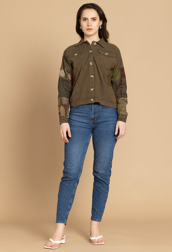 Bohera Madisson Color Accent Shirt Top - Myra USA