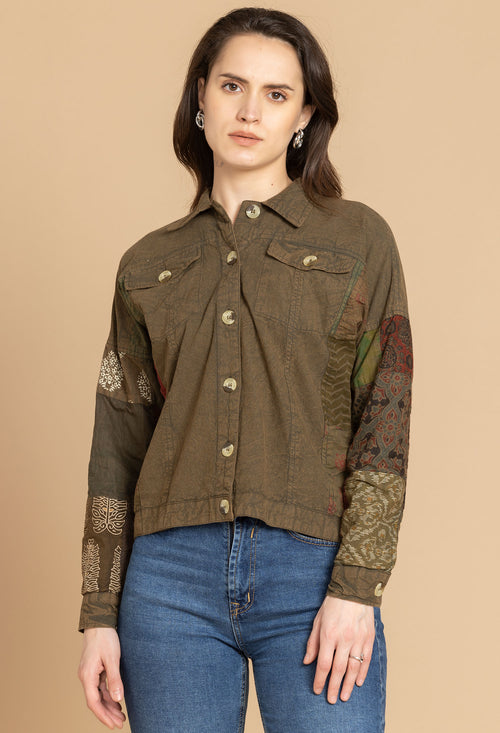 Bohera Madisson Color Accent Shirt Top - Myra USA