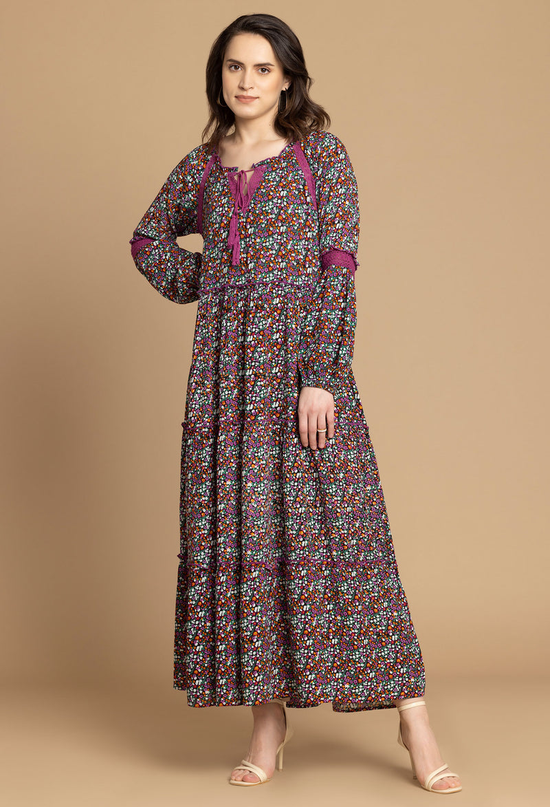 Bohera Isabel Fields of Florals Dress