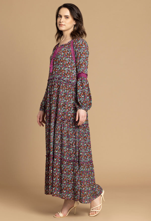 Bohera Isabel Fields of Florals Dress