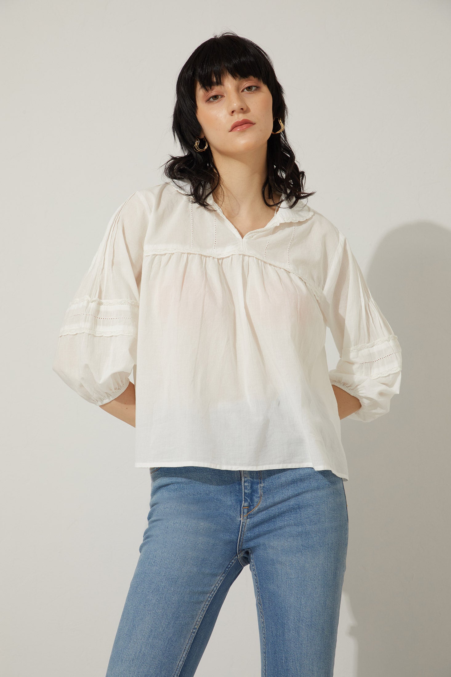 Bohera Dalbie Mae Pleated Top - Myra USA