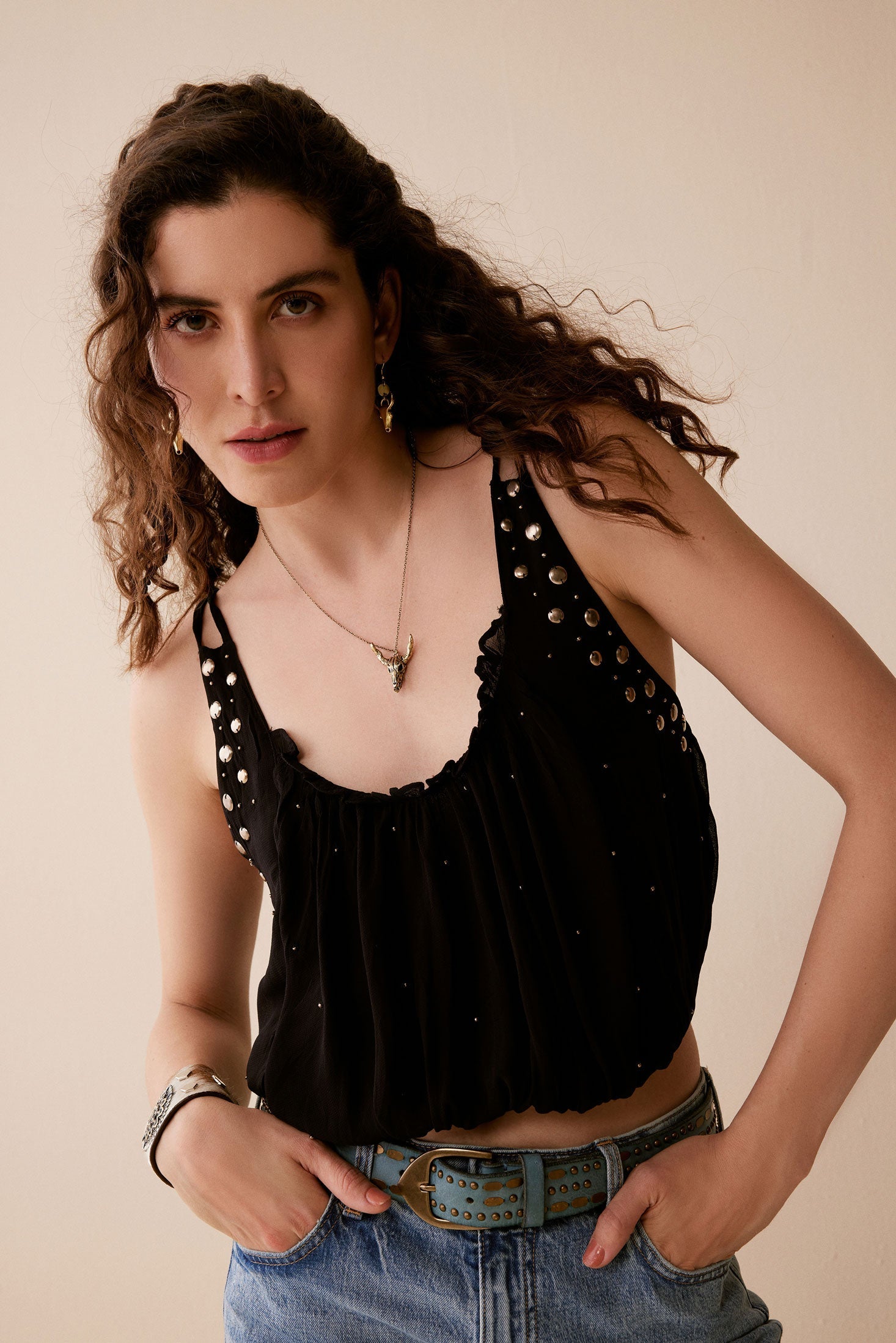 Bohera Joanie Accent Tank Top - Myra USA