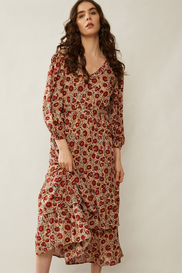 Bohera  Naomi Spring Floral Dress - Myra USA