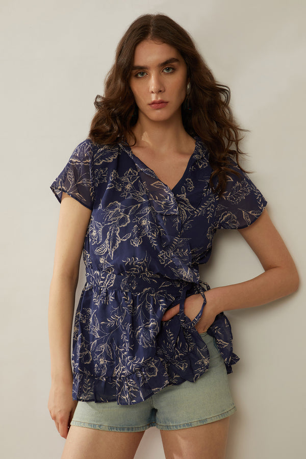 Bohera Fernanda Wrap-style Top - Myra USA