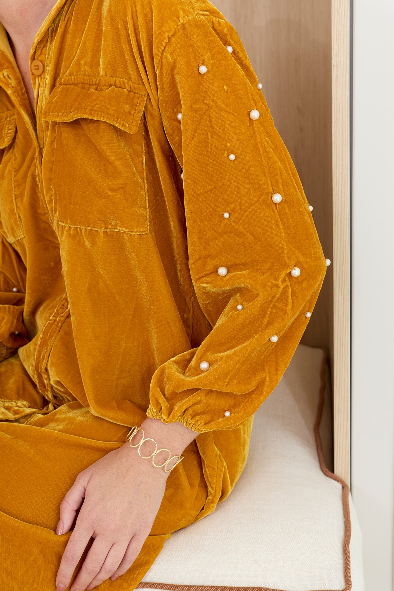 Oakrey Velvet Shirt Dress - Myra USA