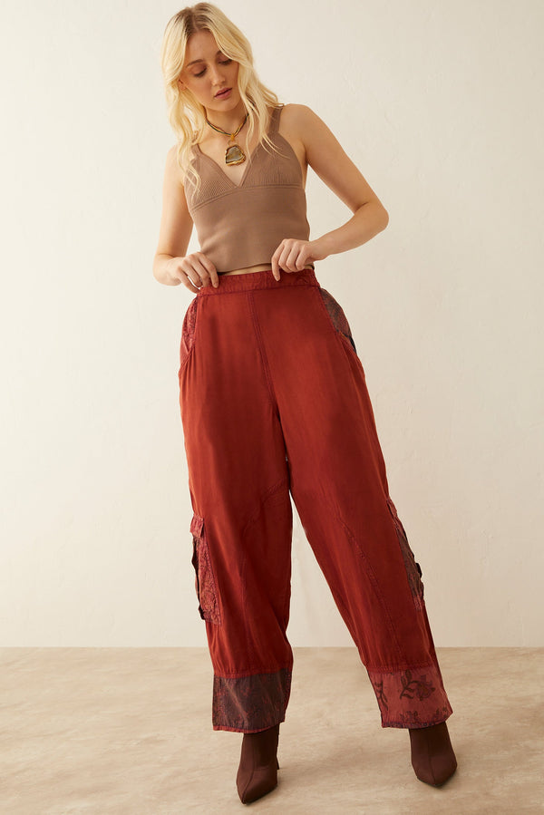 Olivia Daye Patchwork Pants - Myra USA