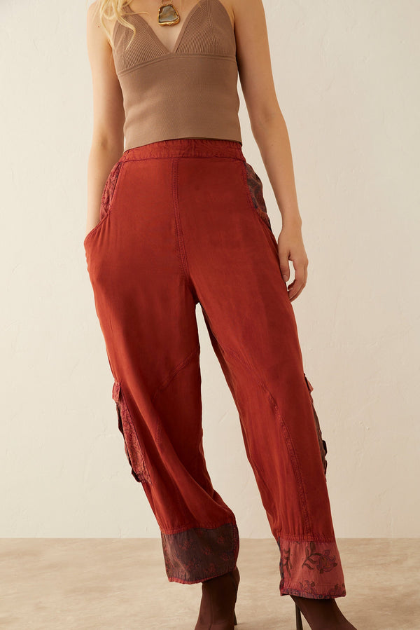 Olivia Daye Patchwork Pants - Myra USA