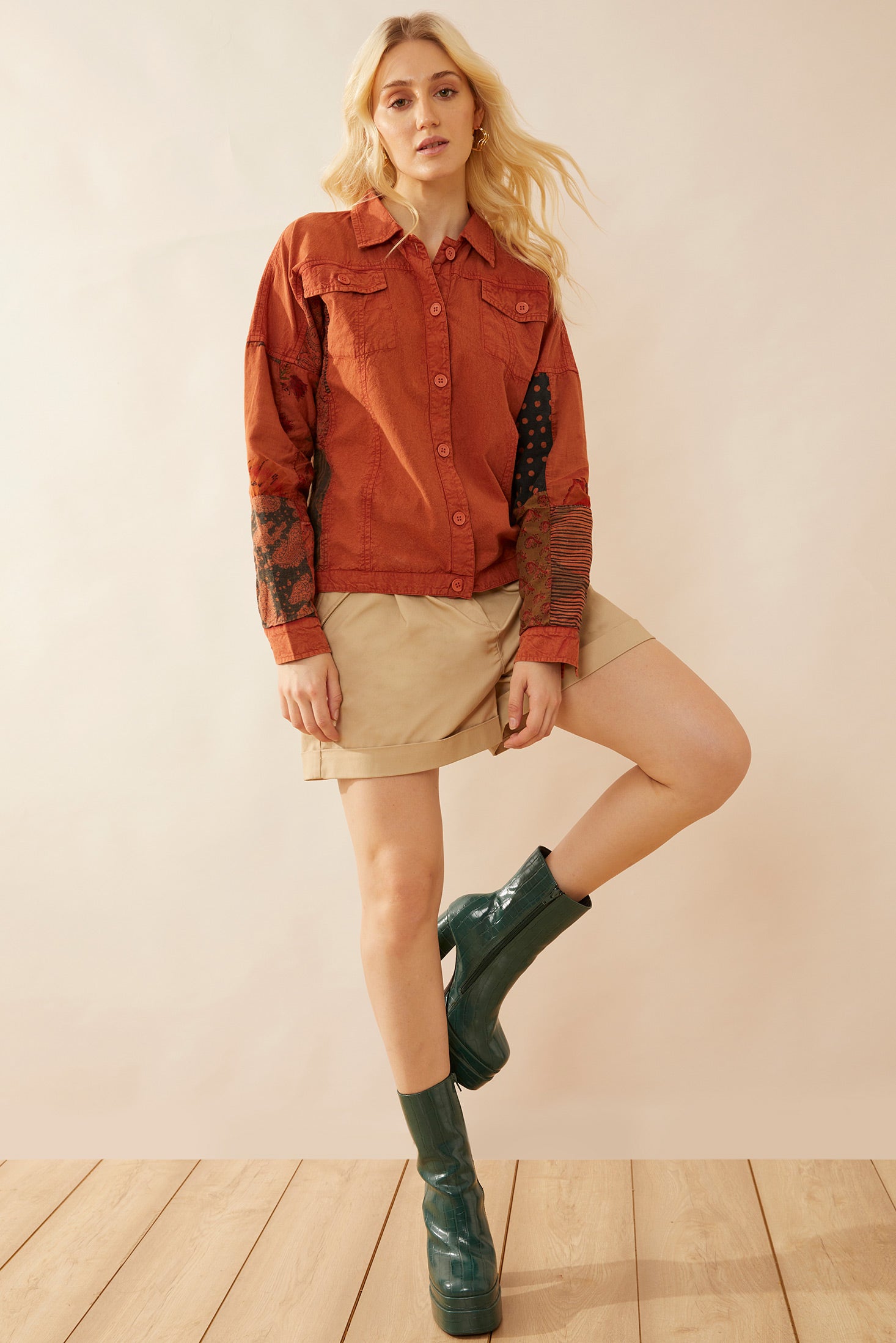Isabella Kay Patchwork Jacket - Myra USA
