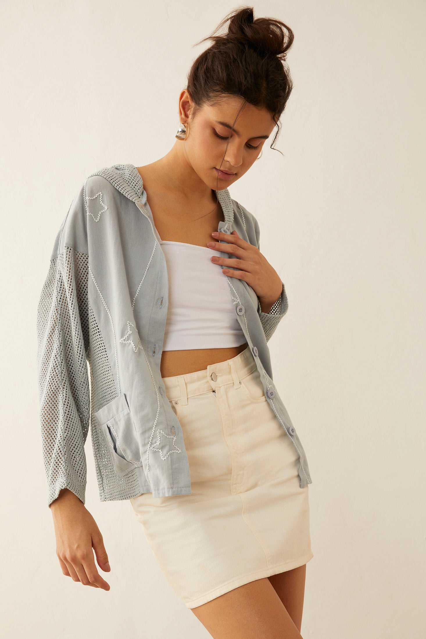 Cloudcroft Sky Hooded Jacket - Myra USA