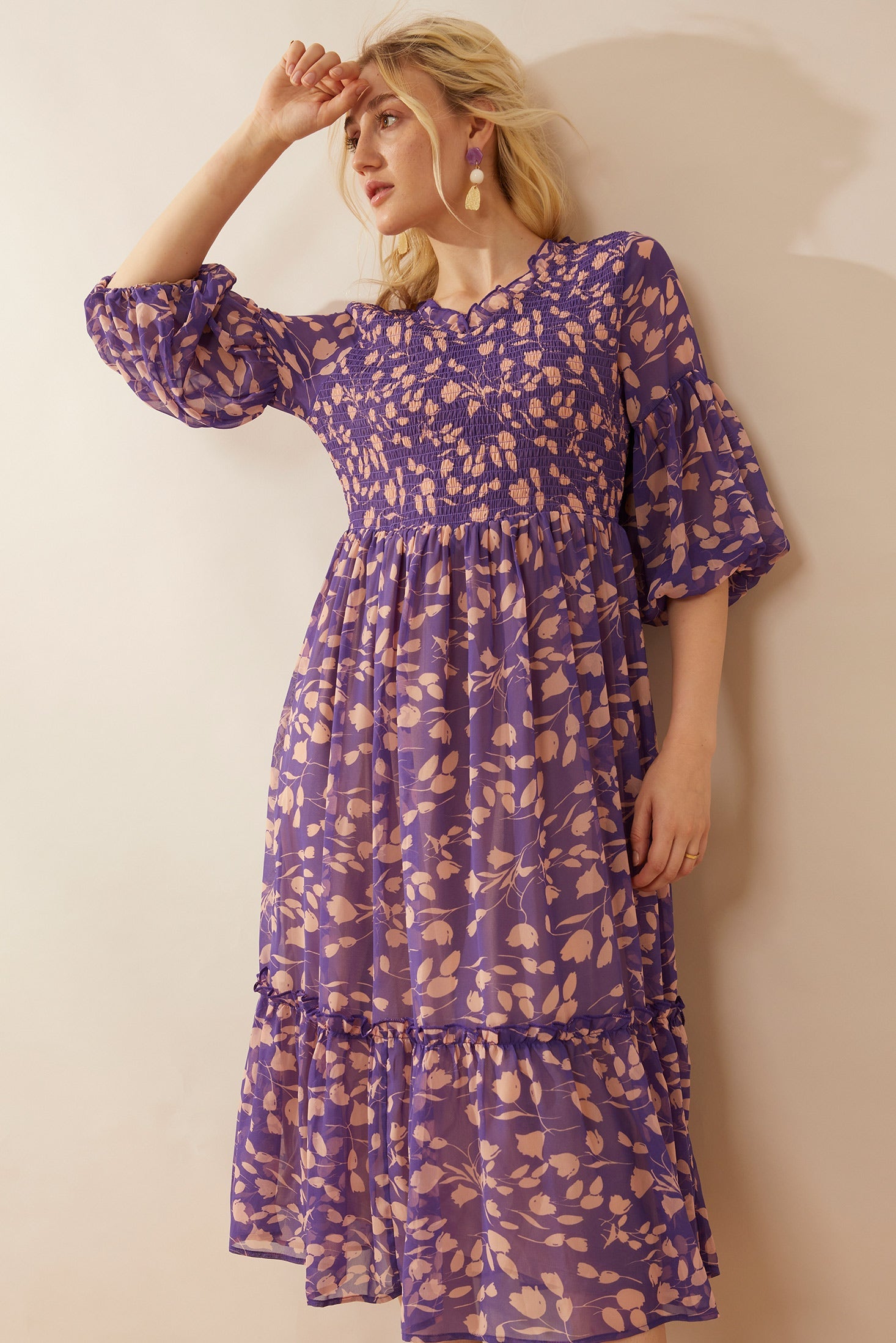 Darleena Dropwaist Dress - Myra USA