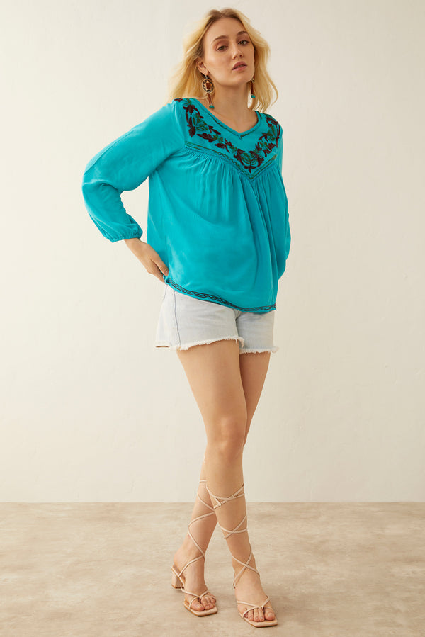 Ella's Dream Embroidered Top - Myra USA