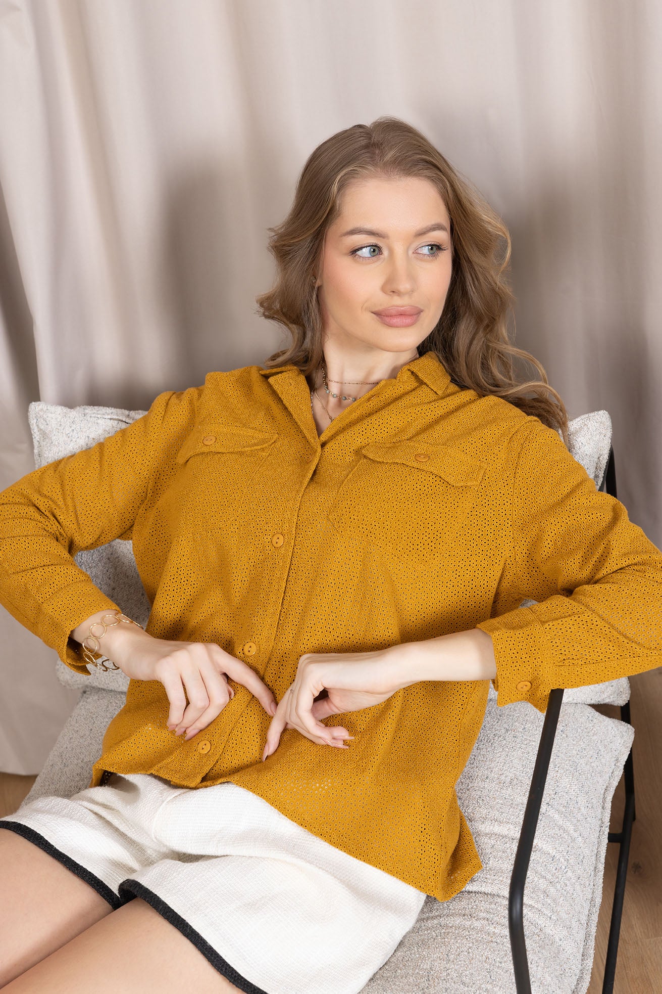 Caleen Macy Collared Shirt - Myra USA