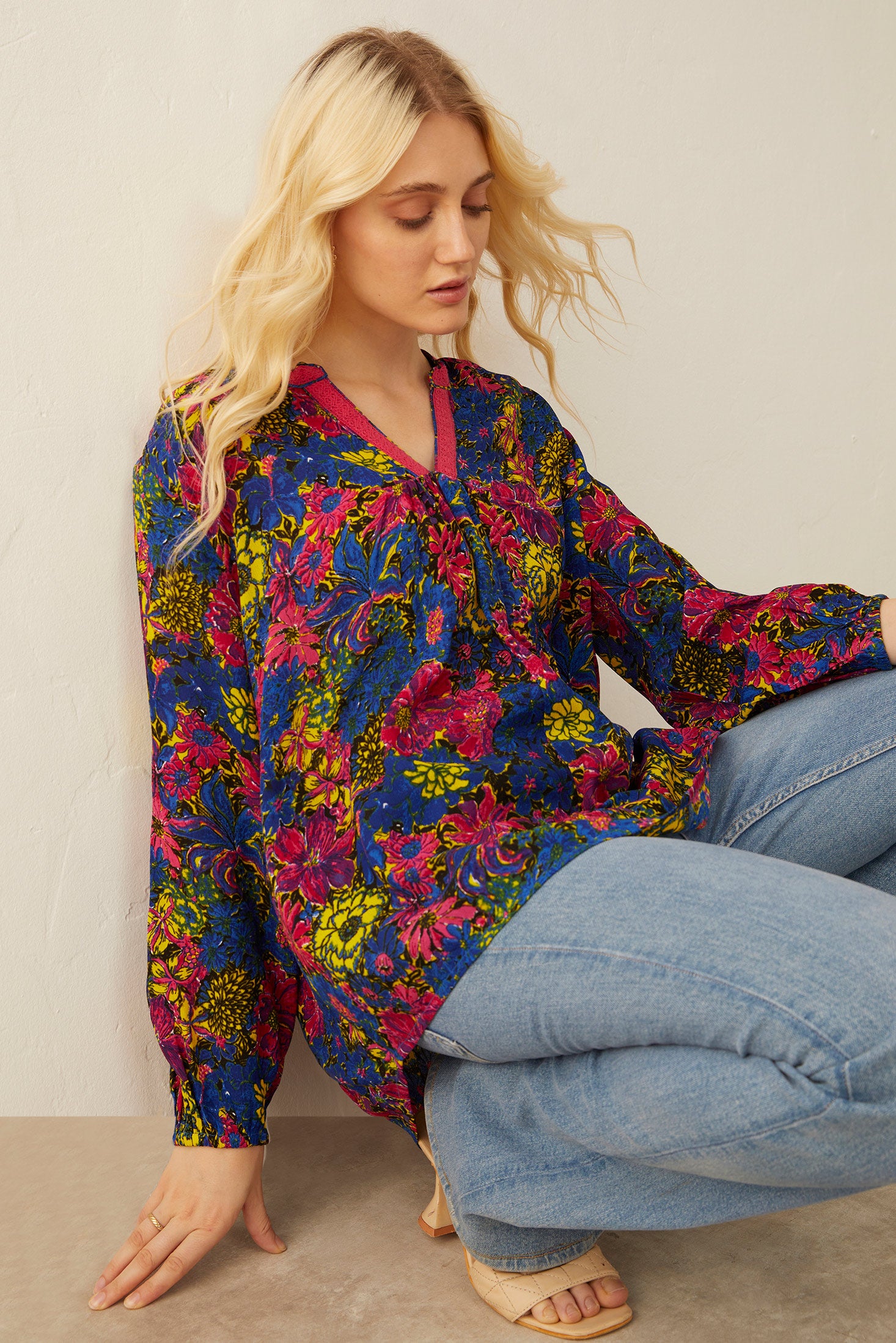 Dubre Ann Floral Top - Myra USA