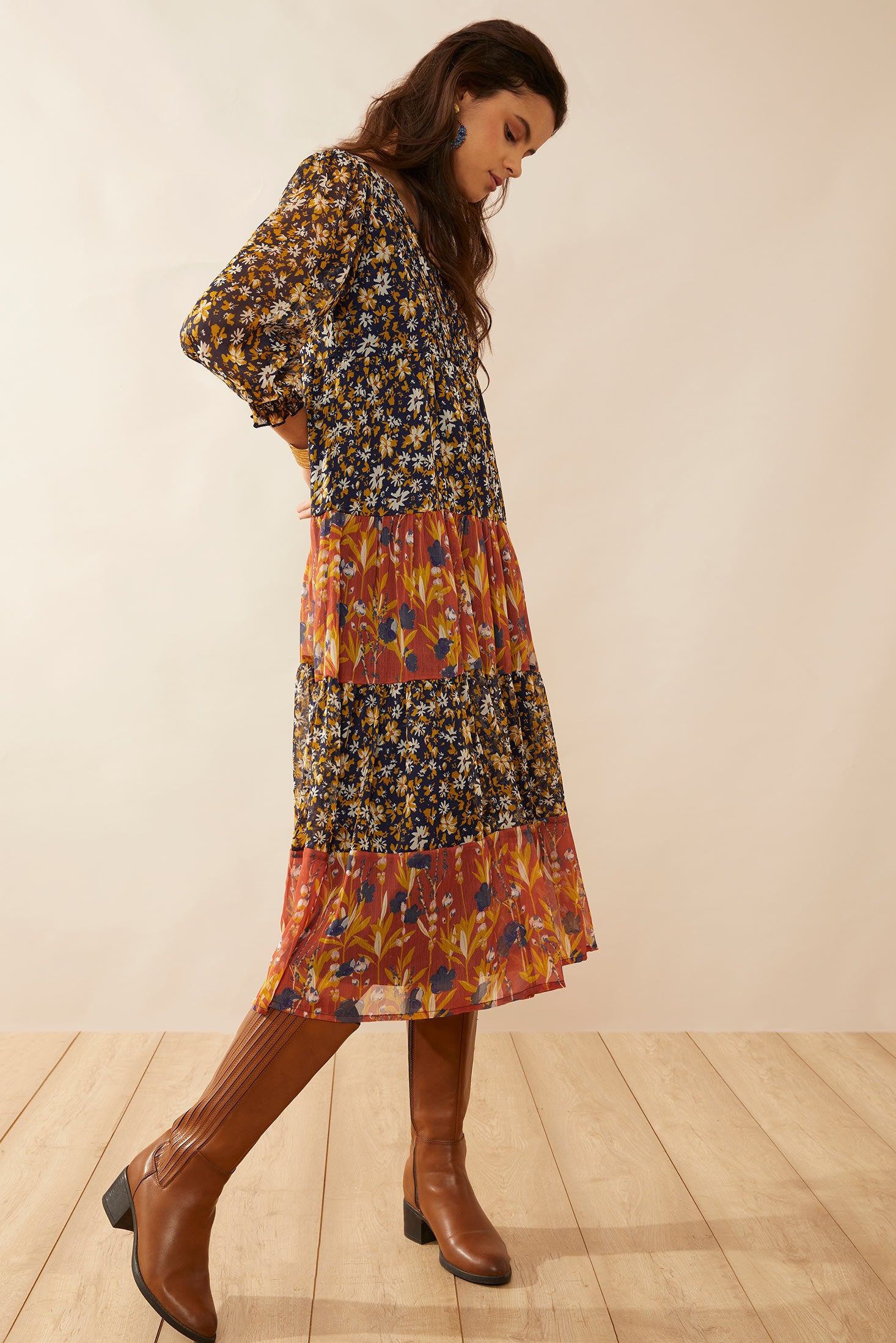 Hannah Lodene Drop Empire Dress - Myra USA