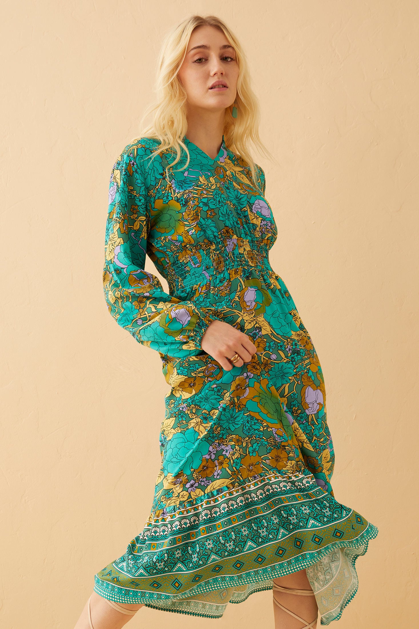 Nia Drop Waist Dress - Myra USA