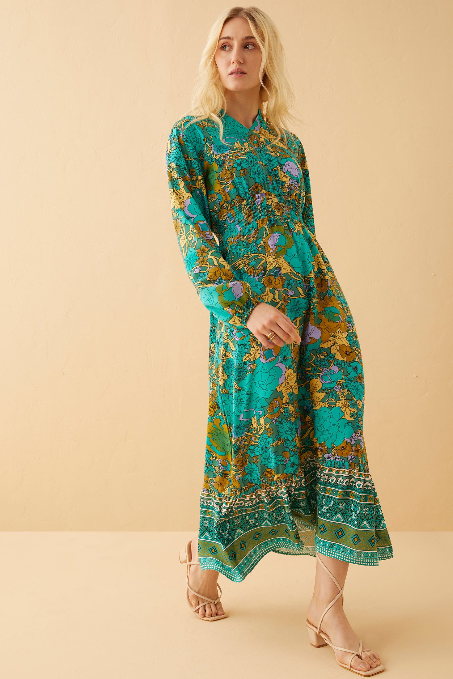 Nia Drop Waist Dress - Myra USA