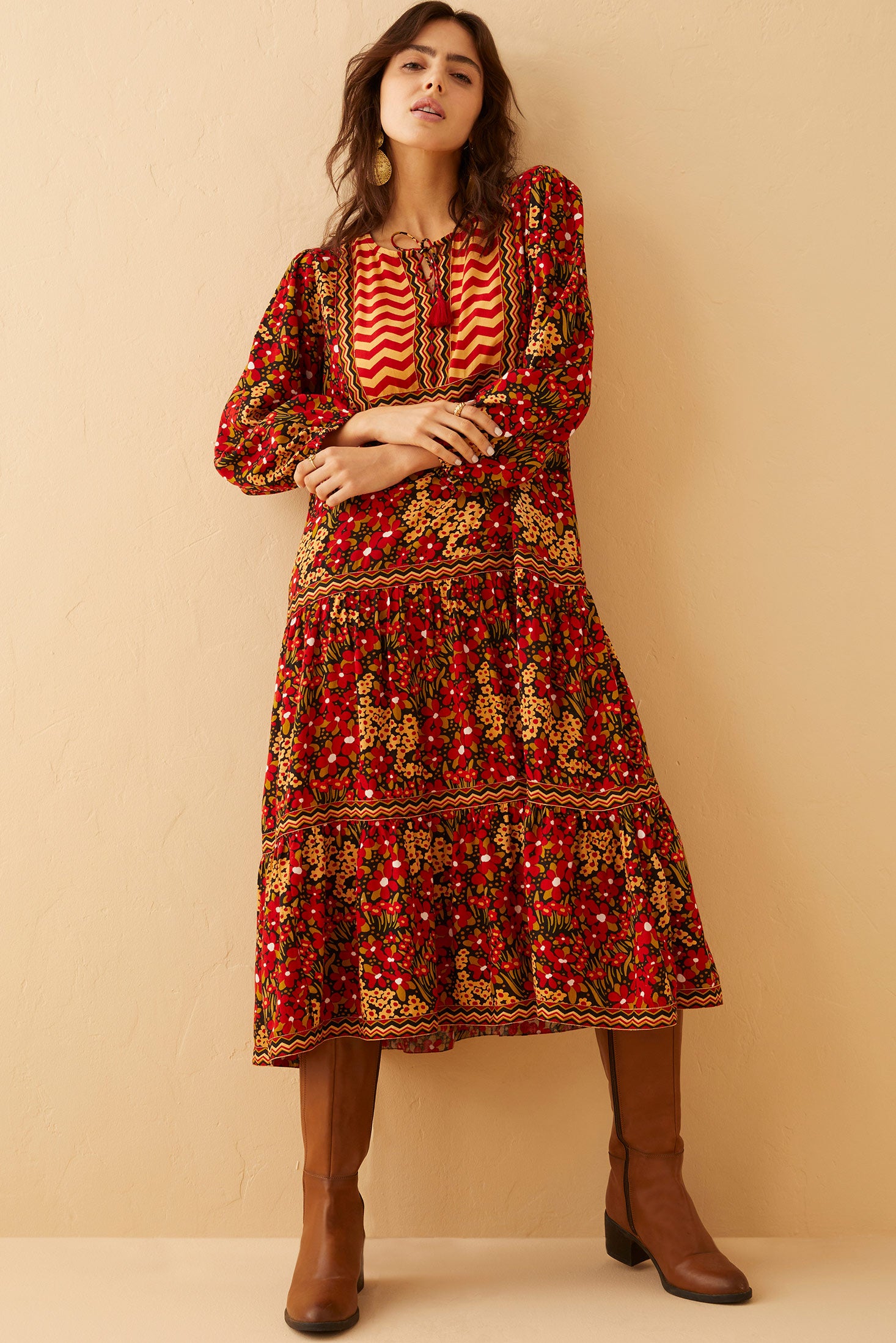 Della Celeste Flow Dress - Myra USA