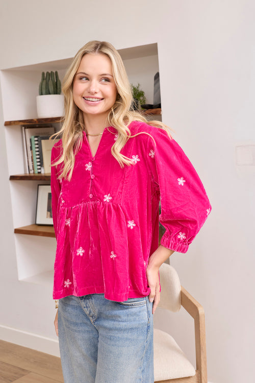 Kristi Nell Peplum Top - Myra USA
