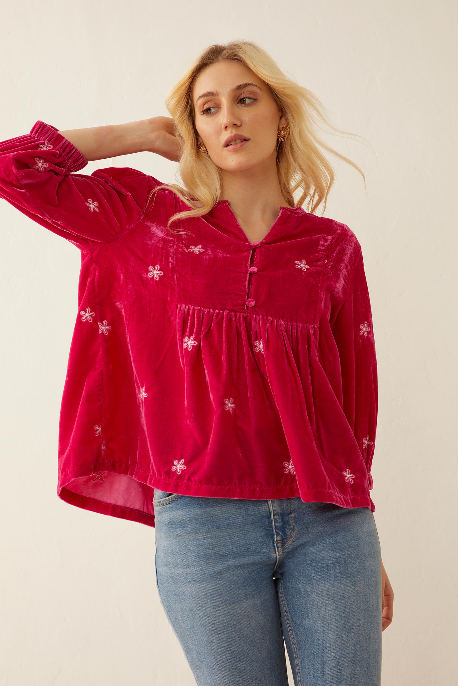 Kristi Nell Peplum Top - Myra USA