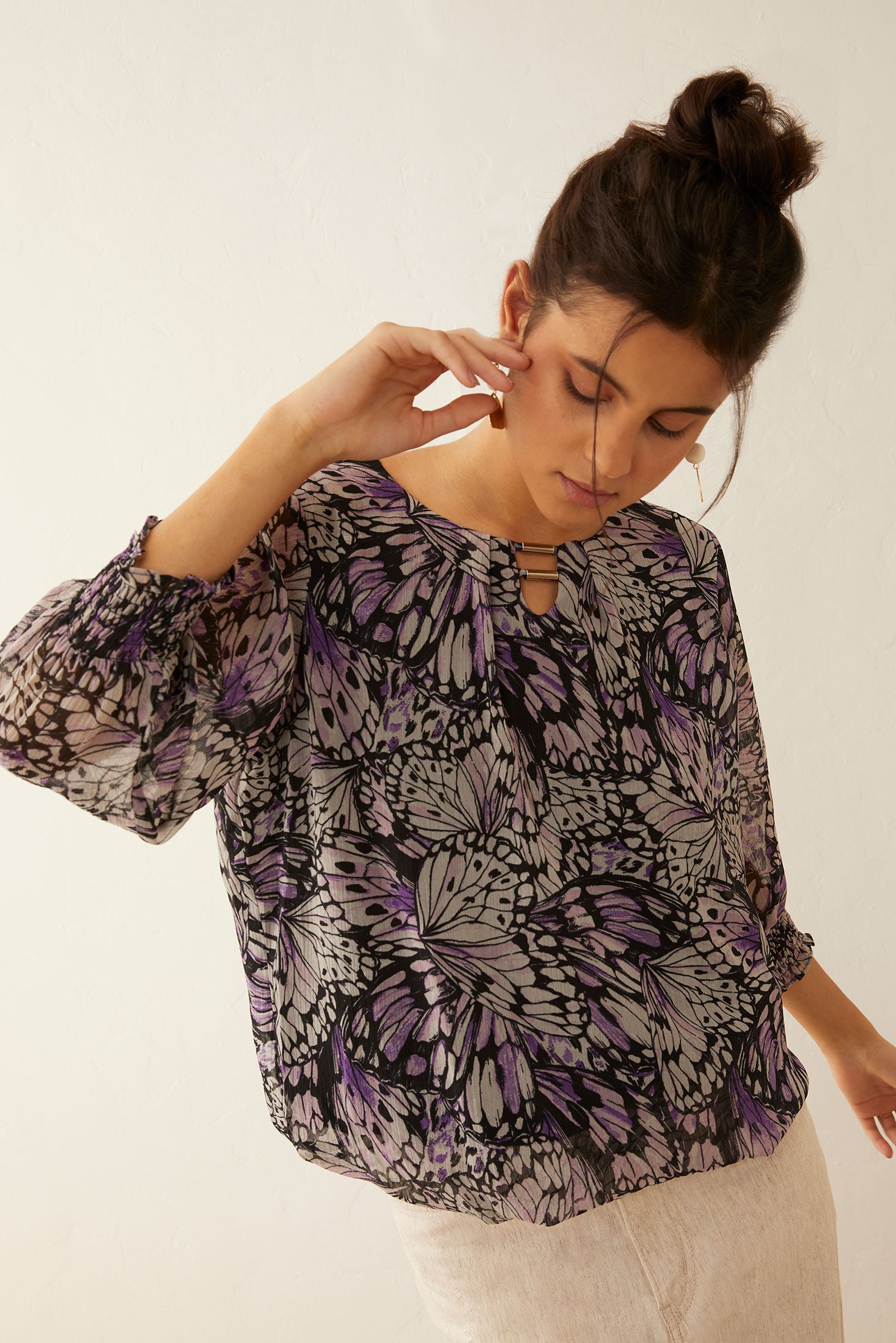 Butterfly Mine Blouse Top - Myra USA
