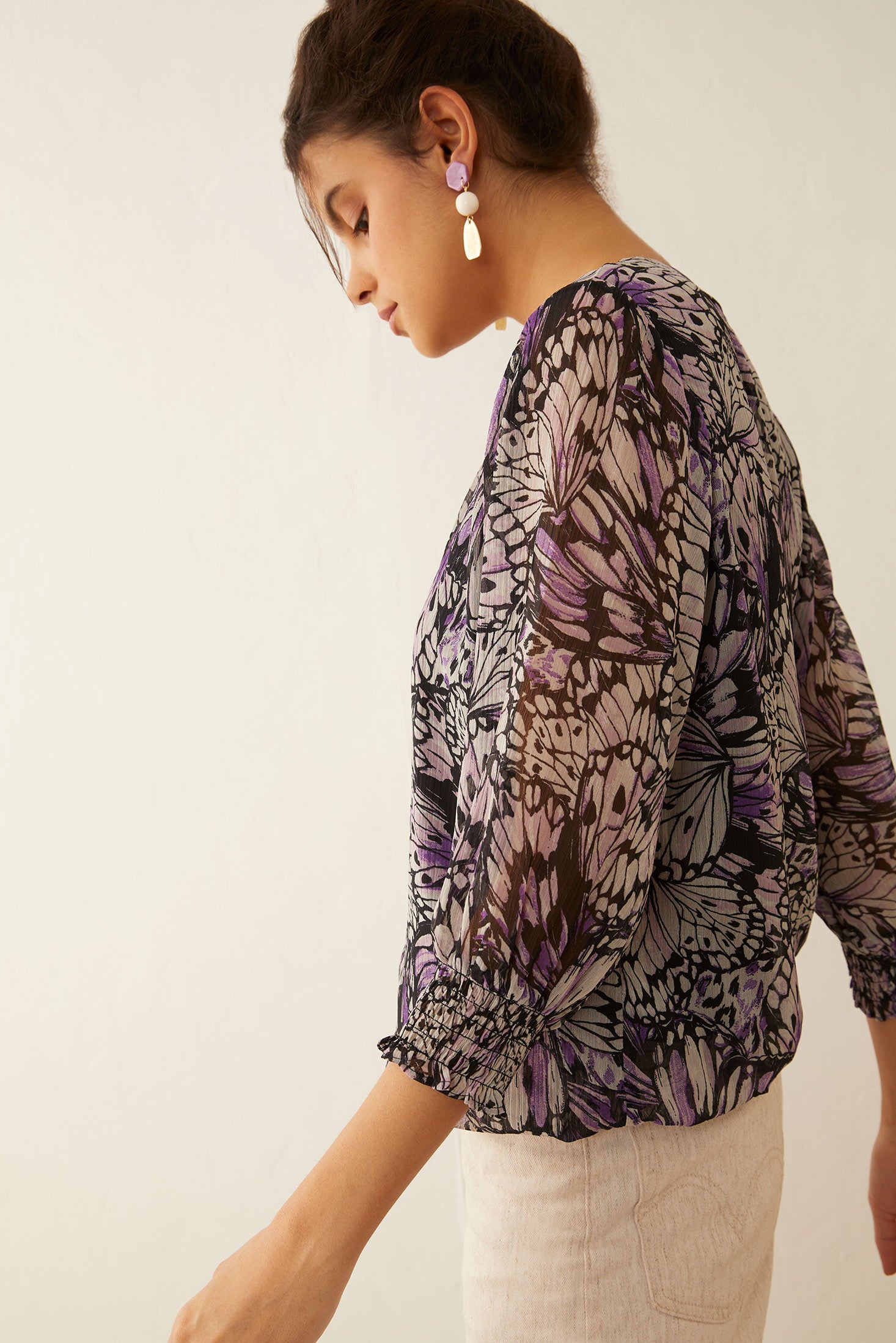 Butterfly Mine Blouse Top - Myra USA