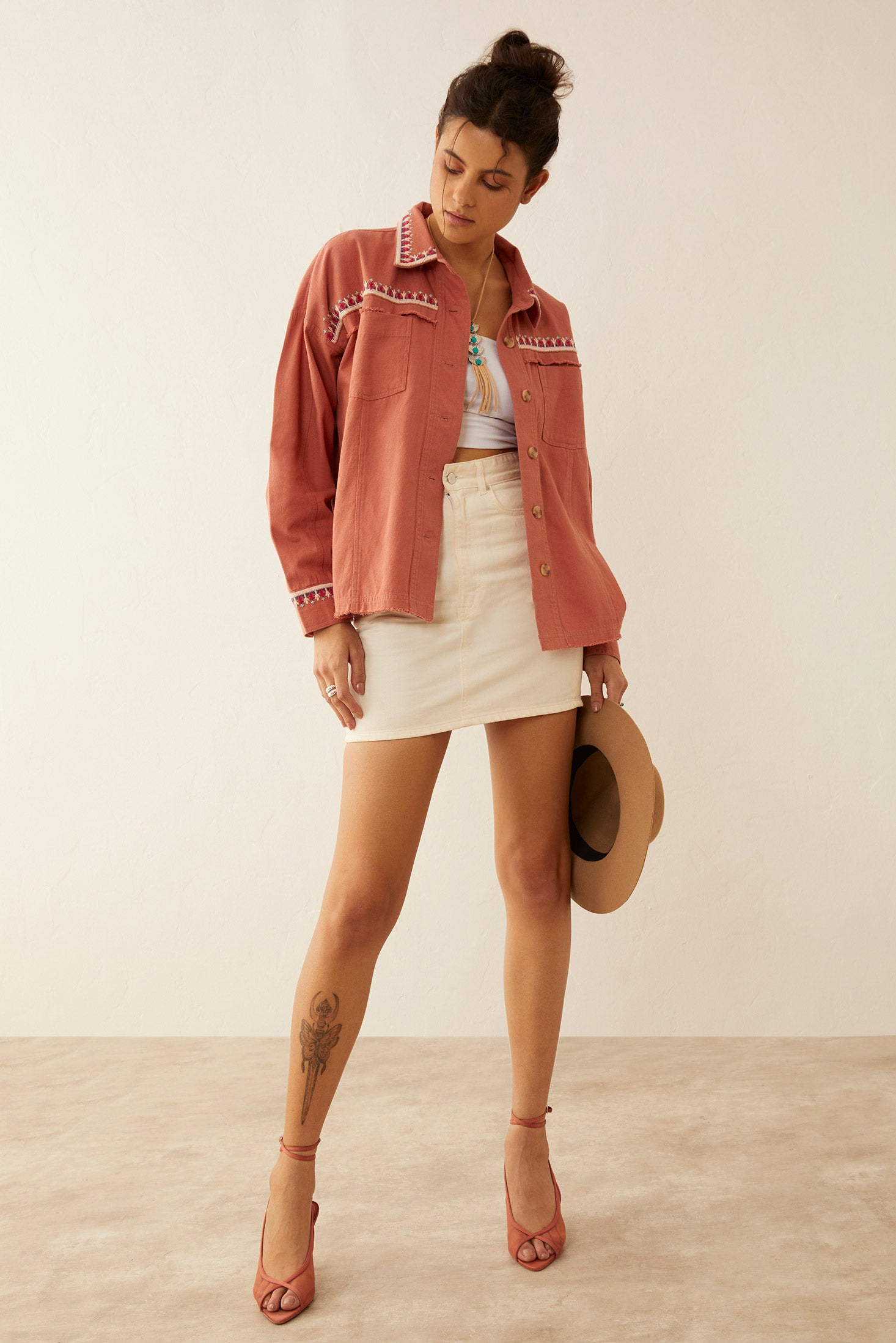 True Delight Embroidered Jacket - Myra USA