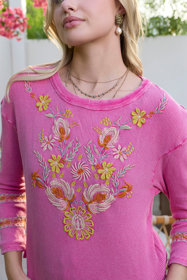 Hadass Floral Embroidered Top - Myra USA