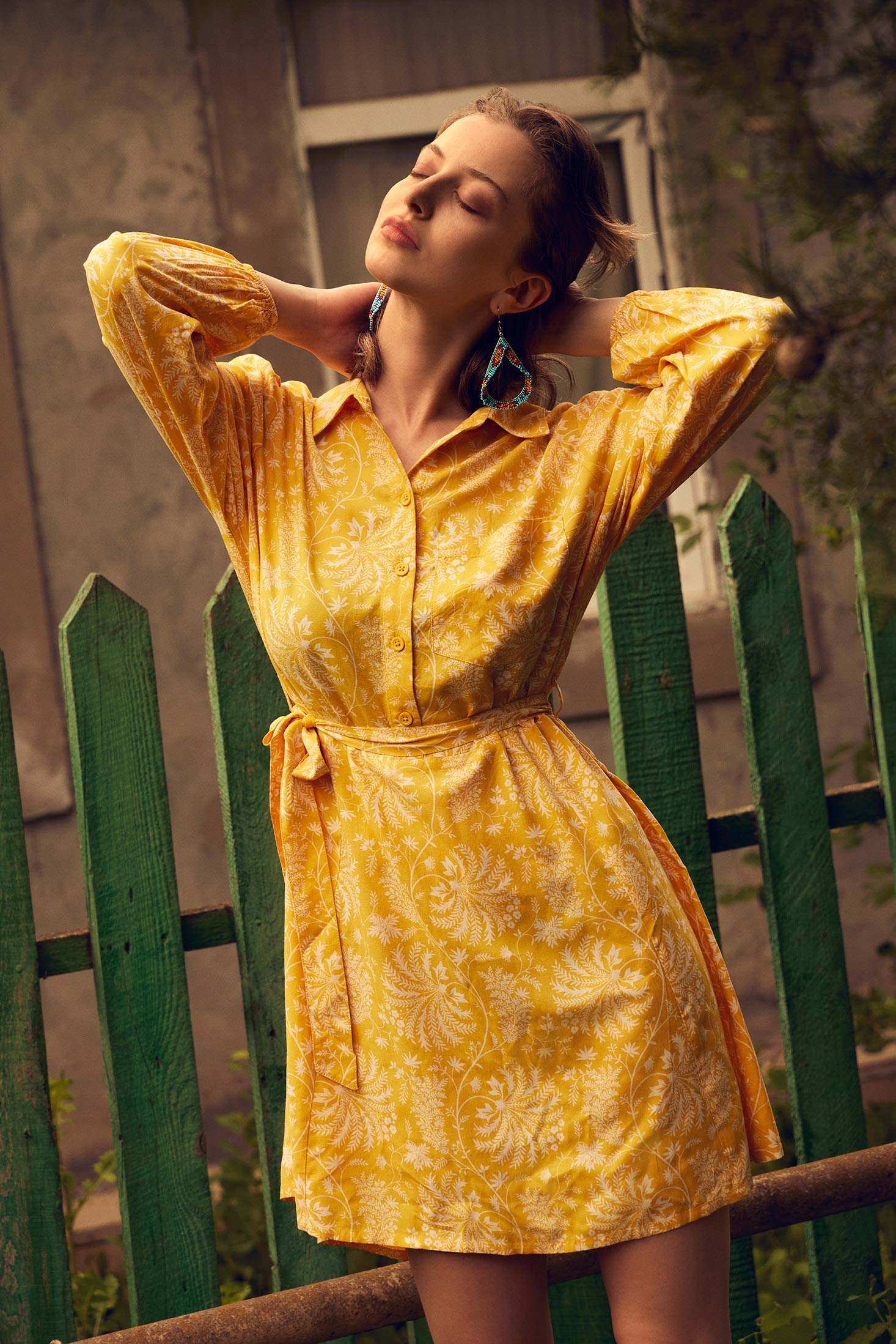 Resplendent Shirt Dress - Myra USA