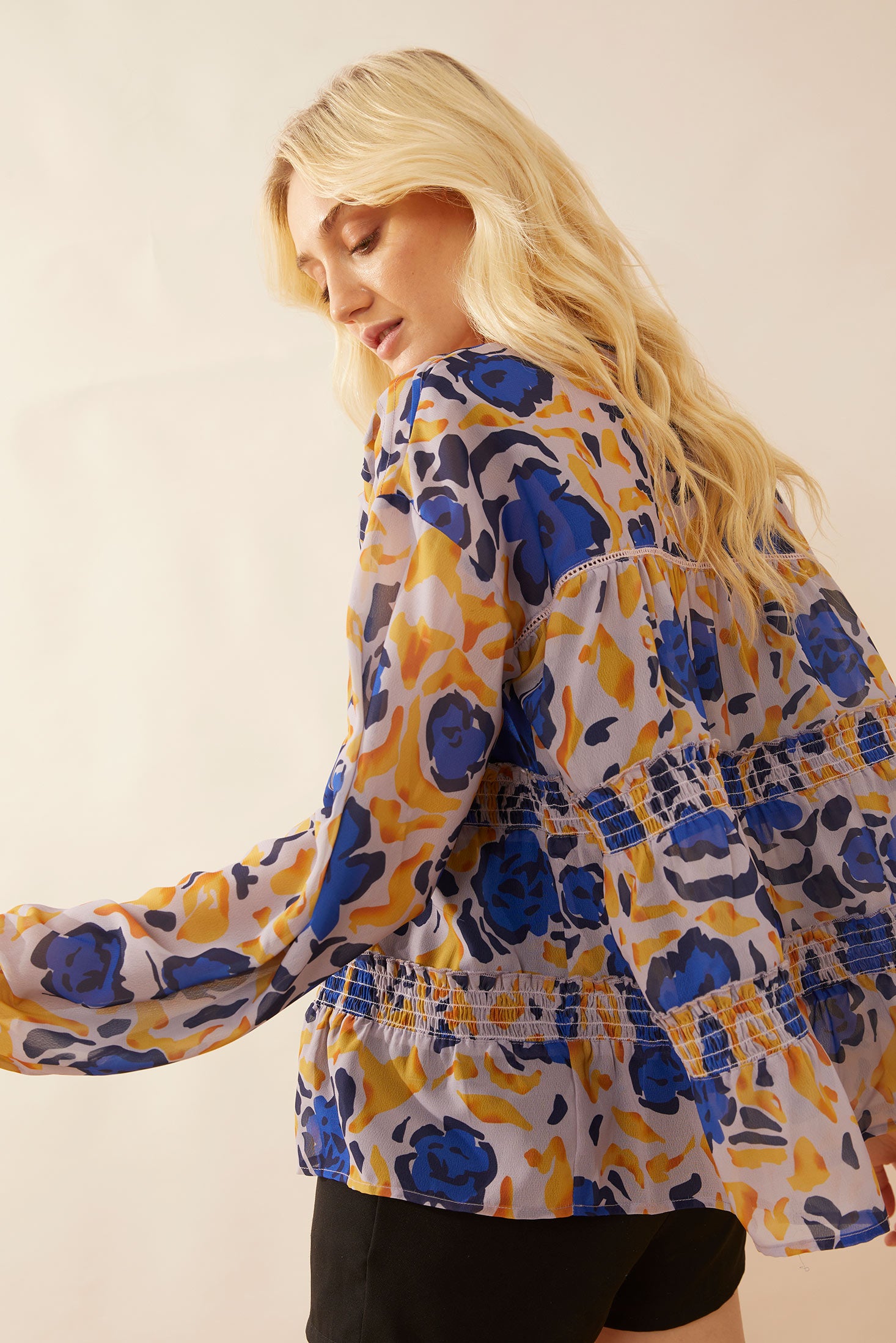 Dagmar Layered Blouse Top - Myra USA