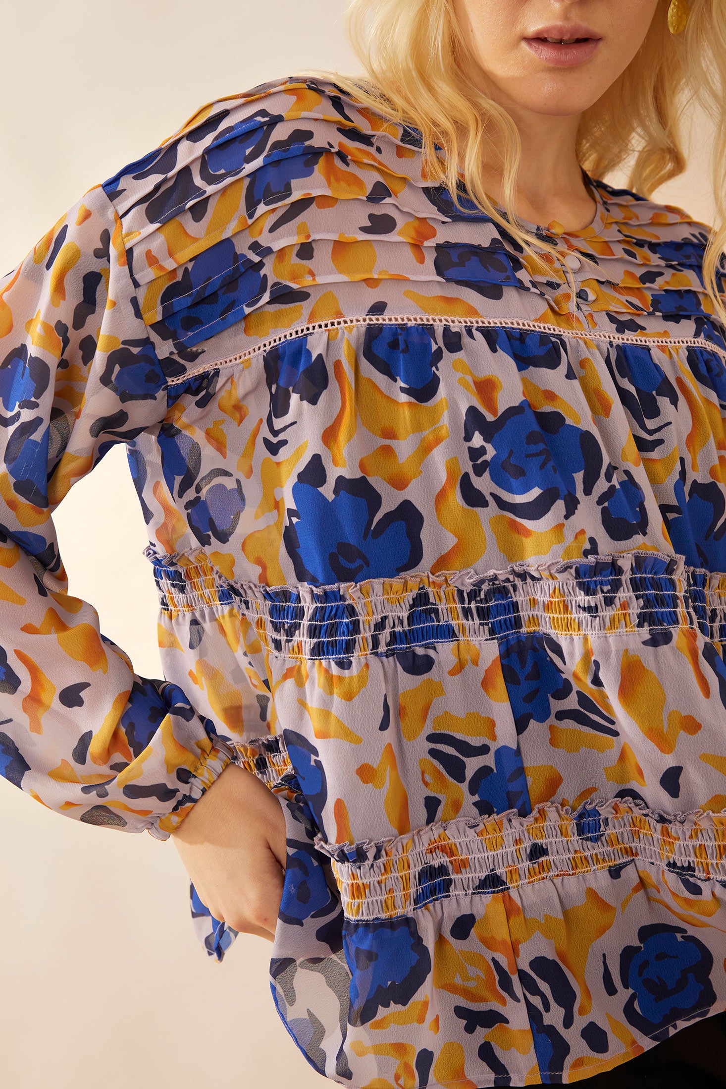 Dagmar Layered Blouse Top - Myra USA