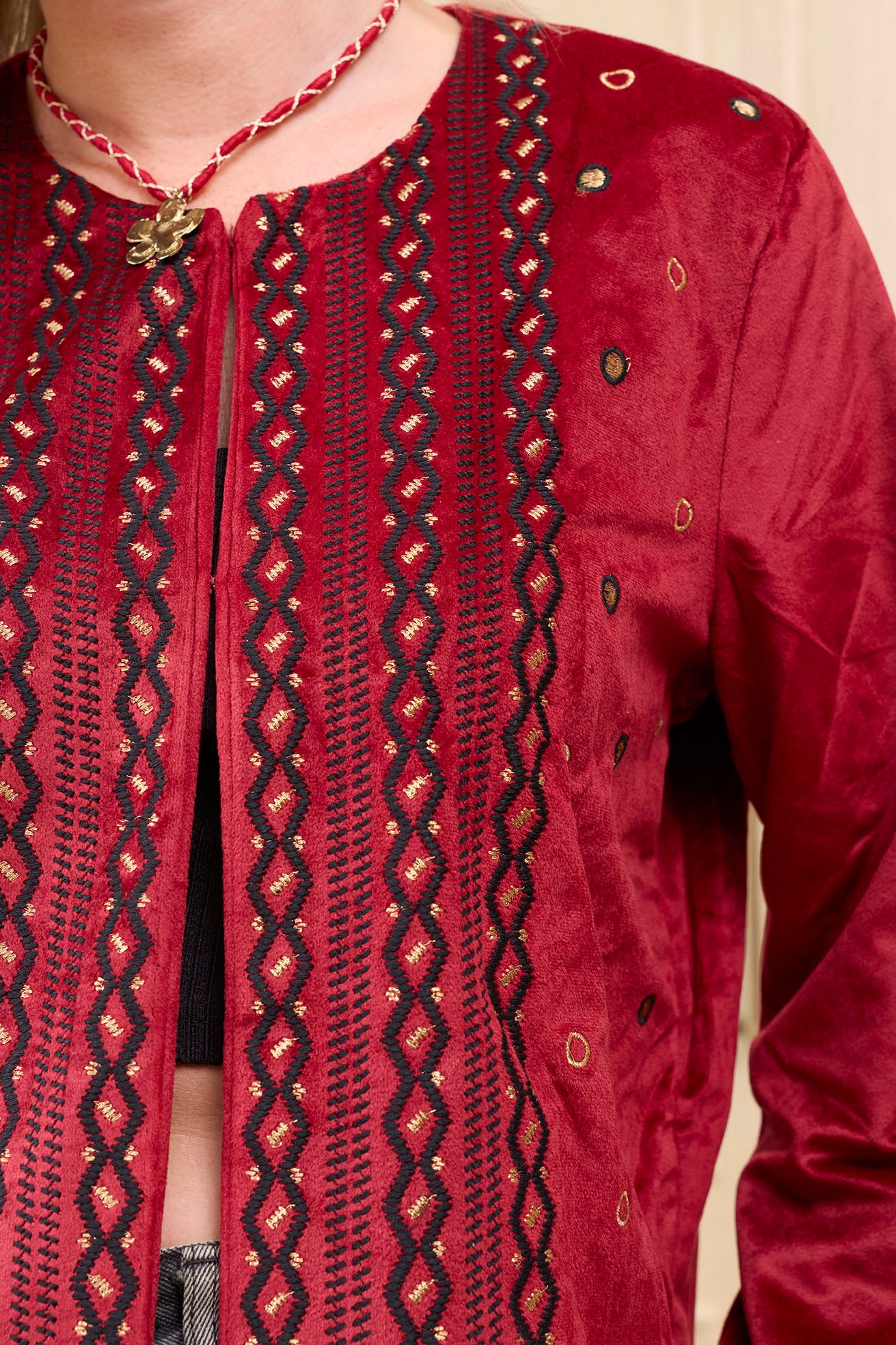Giovanna Embroidered Dinner Jacket - Myra USA