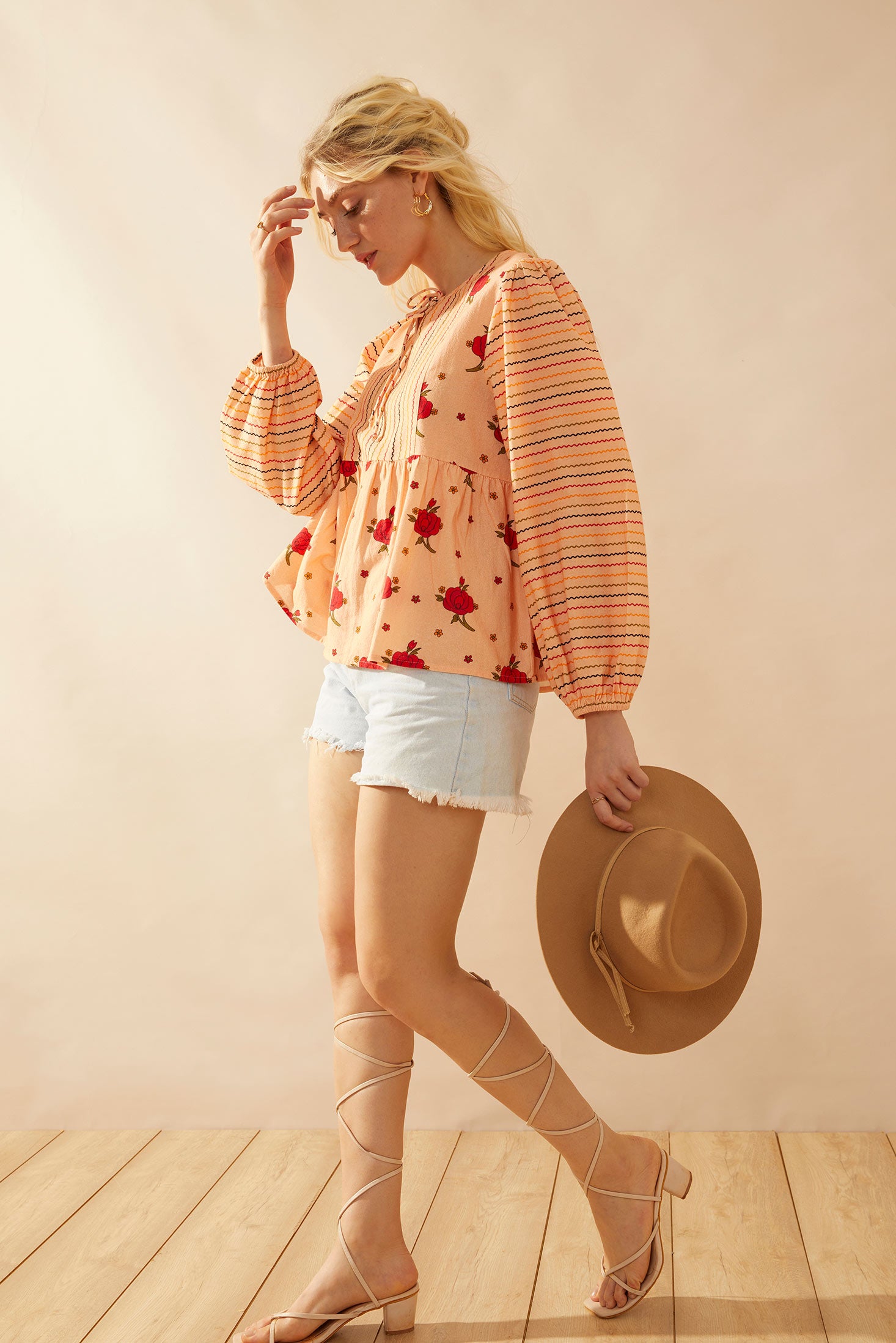Copriandra Peplum Top - Myra USA
